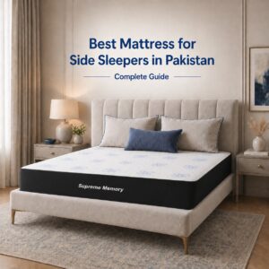 Best supreme memory mattress for side sleepers in Pakistan.
