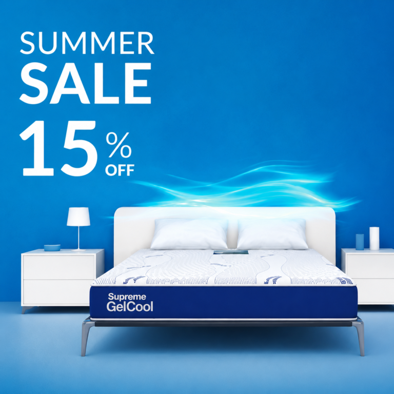 Diamond Supreme Foam Summer Sale, featuring top-quality mattresses and sleep accessories in Pakistan.
